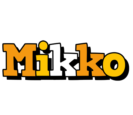 Mikko cartoon logo