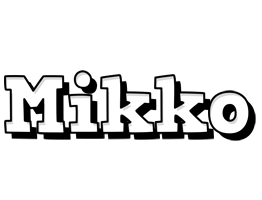 Mikko snowing logo