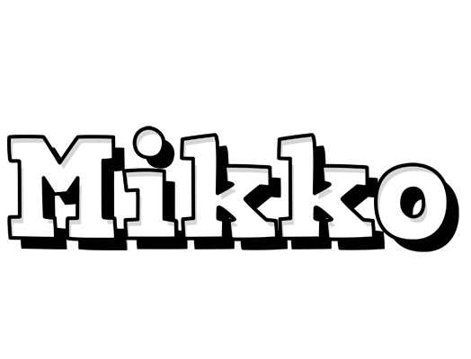Mikko snowing logo