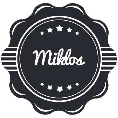 Miklos badge logo