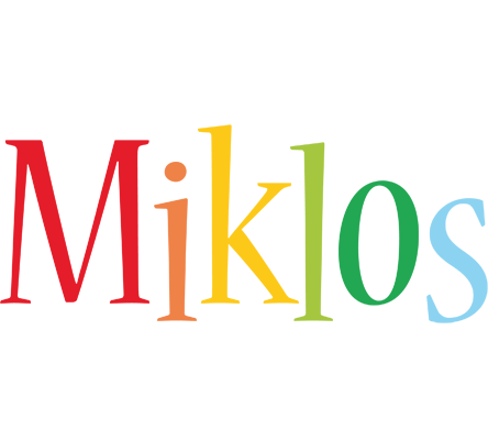 Miklos birthday logo