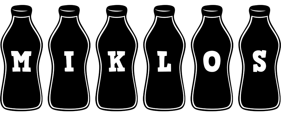 Miklos bottle logo