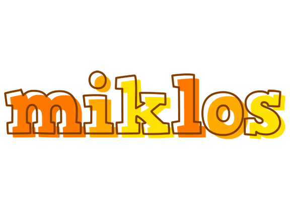 Miklos desert logo