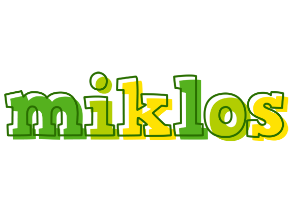 Miklos juice logo