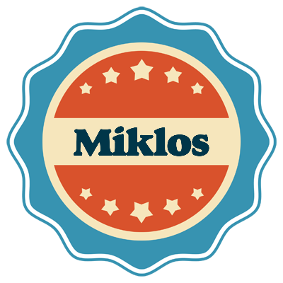Miklos labels logo
