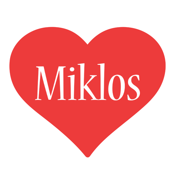 Miklos love logo