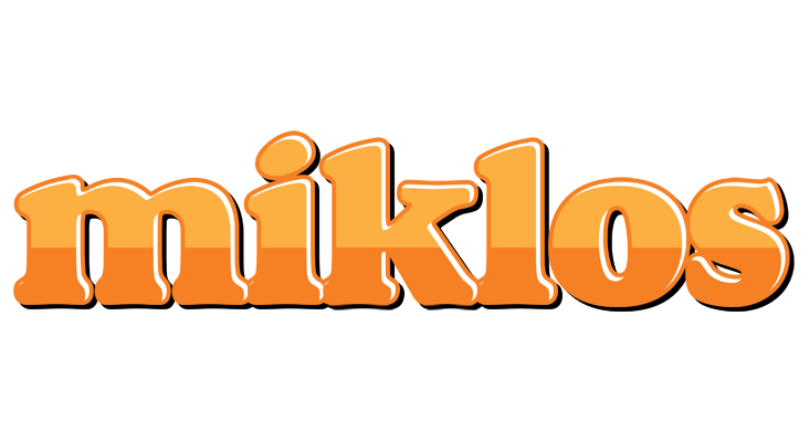 Miklos orange logo