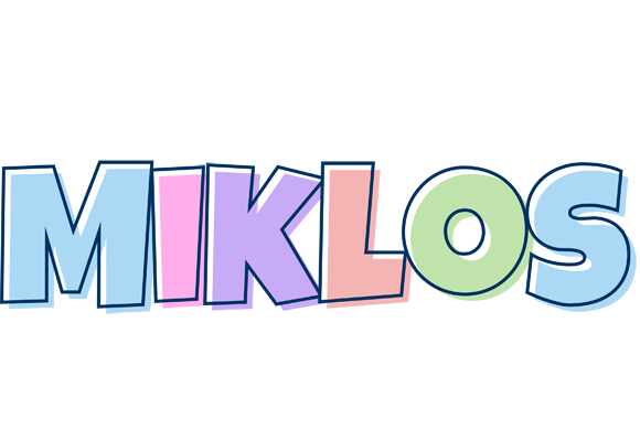Miklos pastel logo