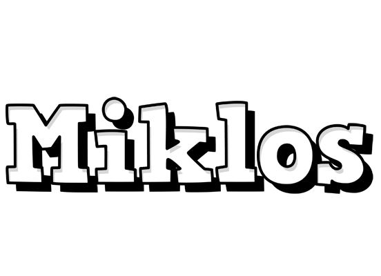 Miklos snowing logo