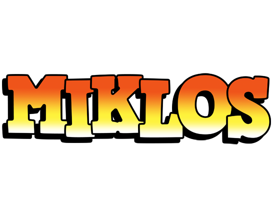 Miklos sunset logo