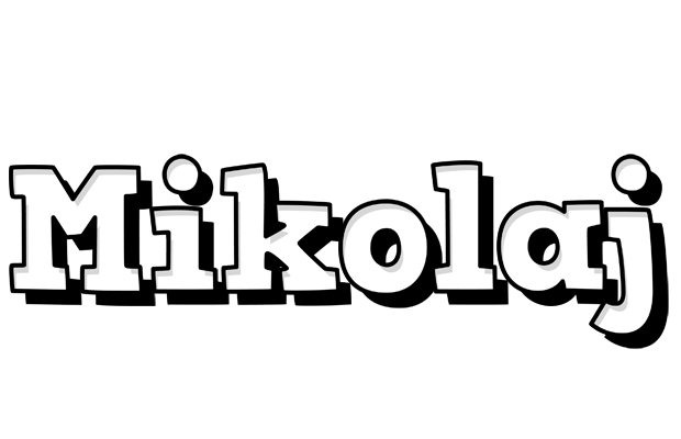 Mikolaj snowing logo