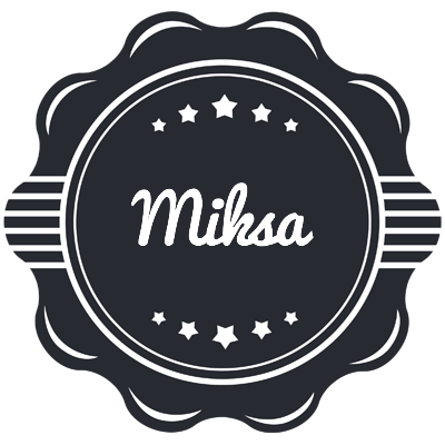 Miksa badge logo