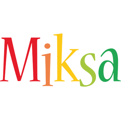 Miksa birthday logo
