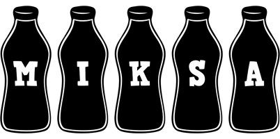 Miksa bottle logo