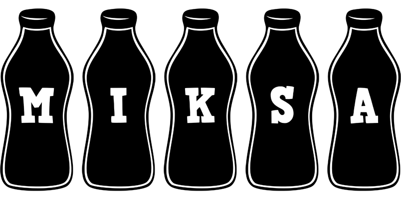 Miksa bottle logo