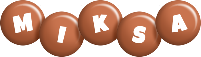 Miksa candy-brown logo