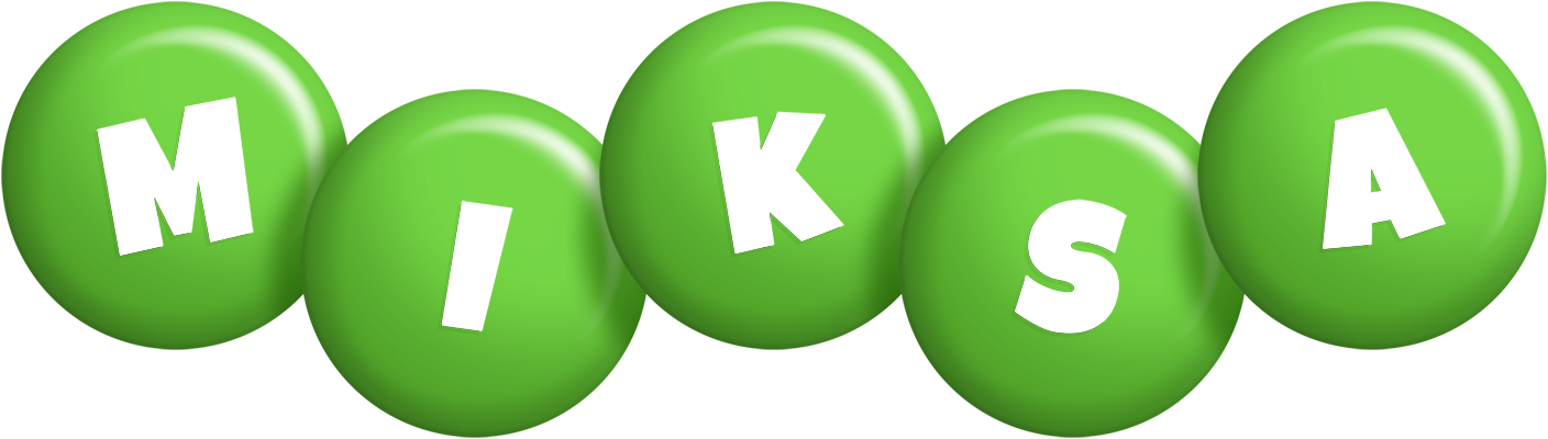 Miksa candy-green logo