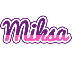 Miksa cheerful logo