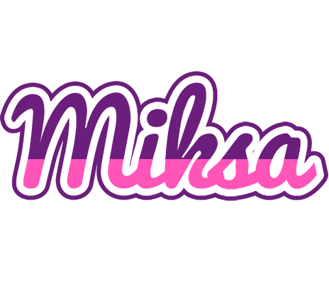 Miksa cheerful logo