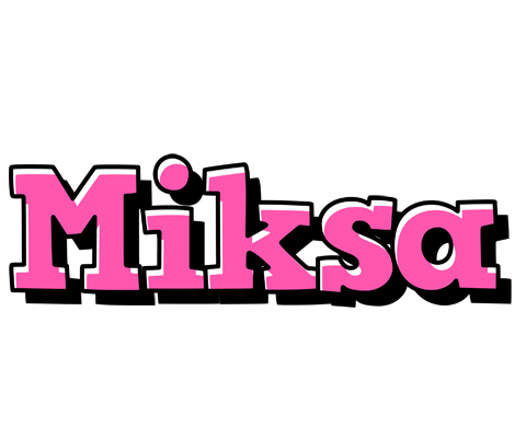 Miksa girlish logo