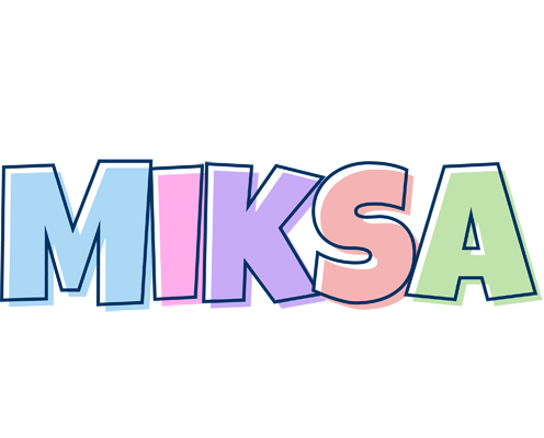 Miksa pastel logo
