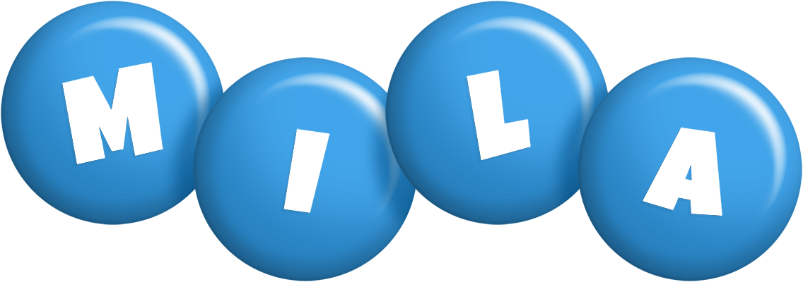 Mila candy-blue logo