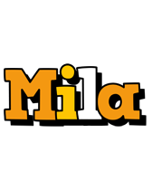 Mila cartoon logo