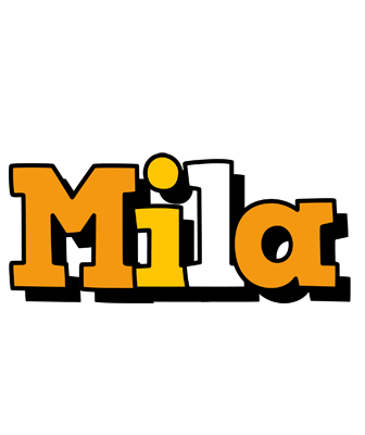Mila cartoon logo