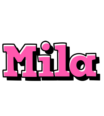 Mila girlish logo