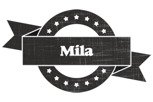 Mila grunge logo