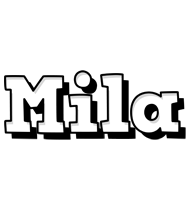 Mila snowing logo