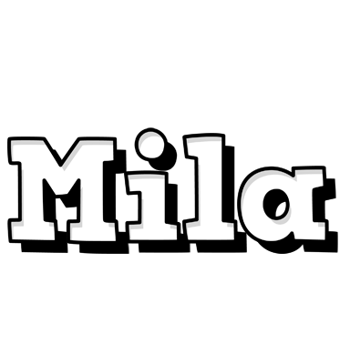 Mila snowing logo