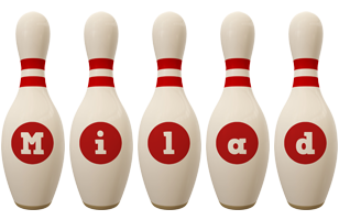Milad bowling-pin logo