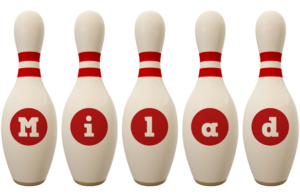 Milad bowling-pin logo