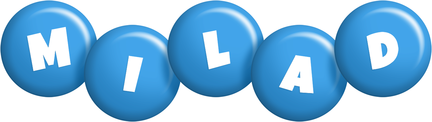 Milad candy-blue logo