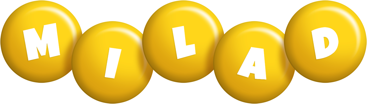 Milad candy-yellow logo