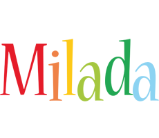 Milada birthday logo