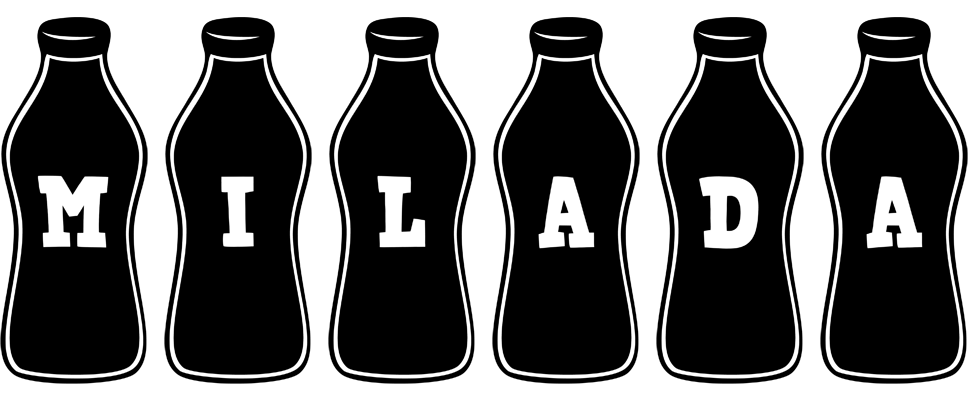 Milada bottle logo