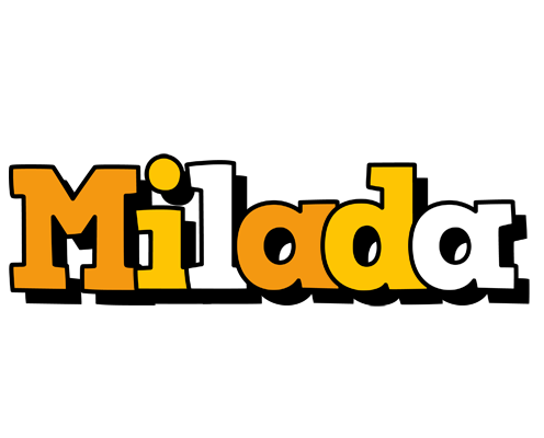 Milada cartoon logo