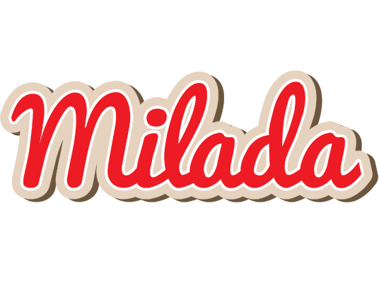 Milada chocolate logo