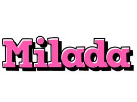 Milada girlish logo