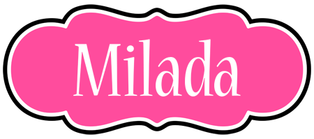 Milada invitation logo