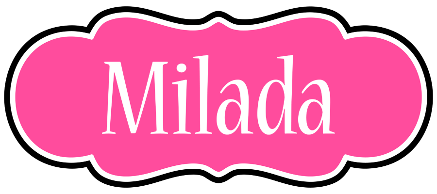 Milada invitation logo