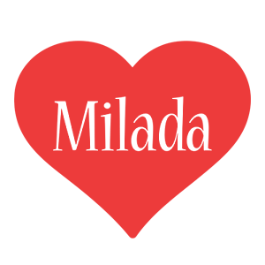 Milada love logo