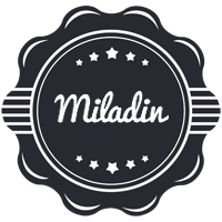 Miladin badge logo