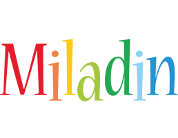 Miladin birthday logo