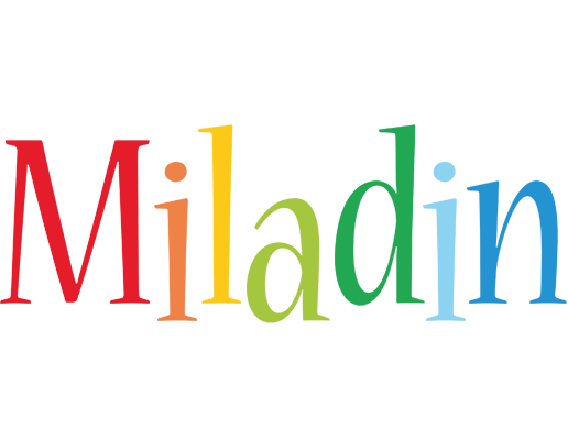 Miladin birthday logo