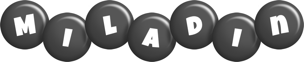 Miladin candy-black logo