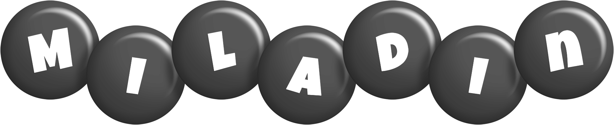 Miladin candy-black logo