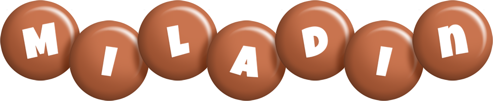 Miladin candy-brown logo
